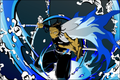 18x12 Water Samurai