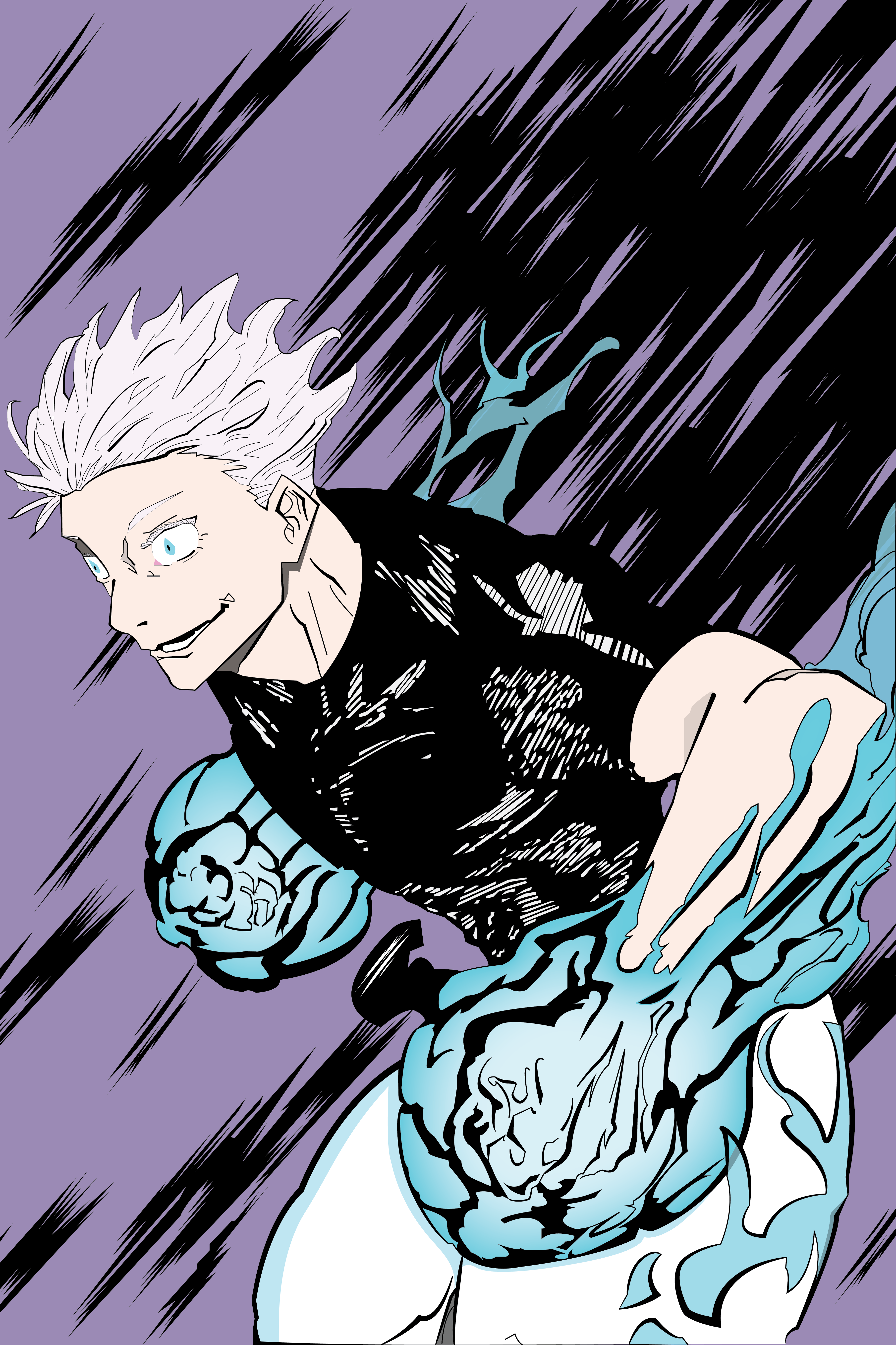 12x18 Gojo Cursed Energy